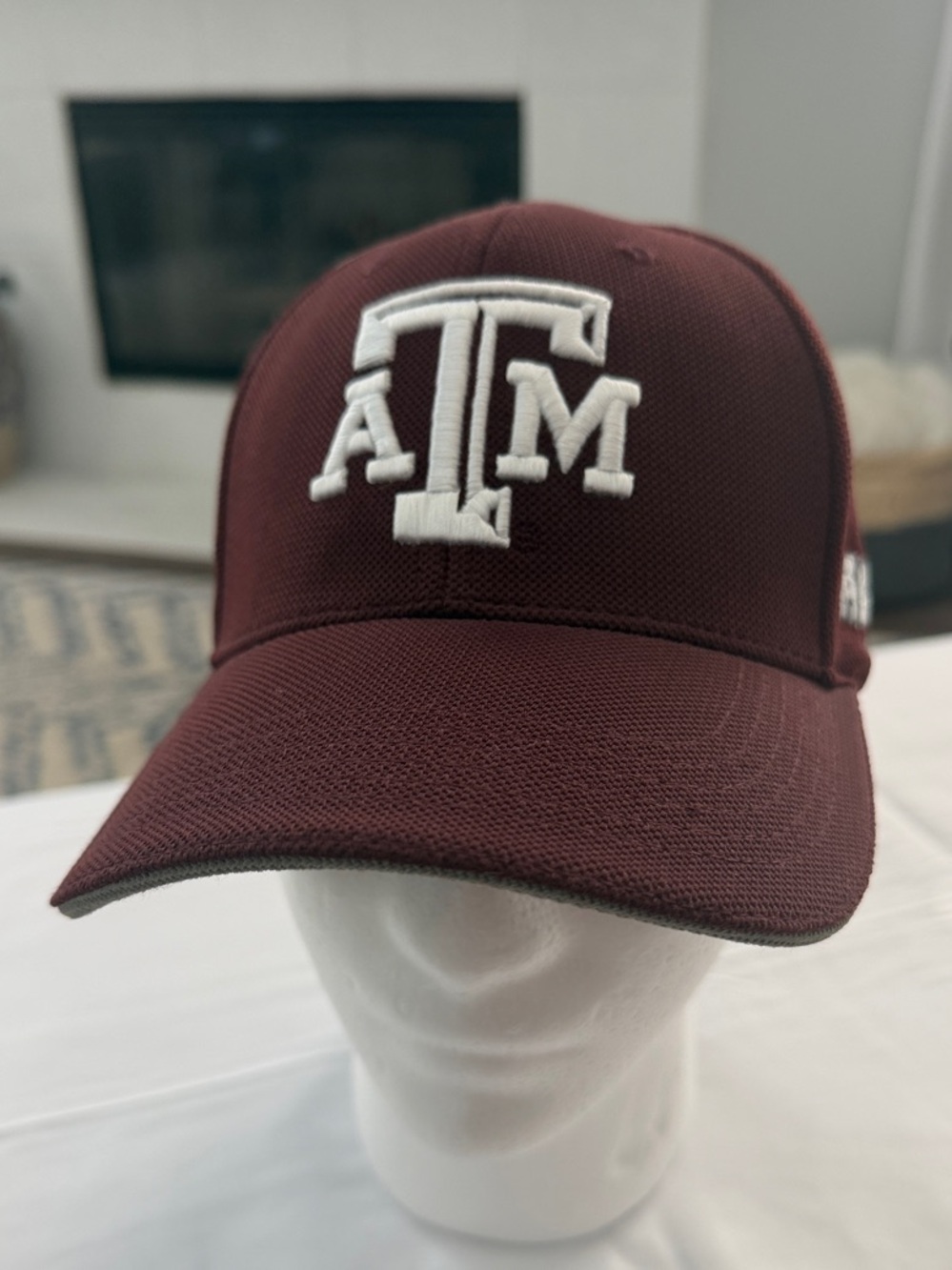 Texas A&M Maroon embroidered Logo Adjustable Cap